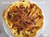 Recette Quiche au melon caramélisé et jambon grillé