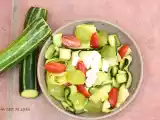 Recette Salade de courgettes crues et fêta