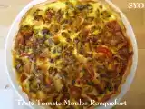 Recette Tarte aux moules, tomates et roquefort, du petit bistro
