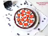 Recette Pizza chocolat et fruits rouges (sans gluten et sans cuisson)