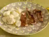 Recette Aiguillettes de canard aux navets et à la sauce blanche
