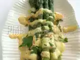 Recette Asperges vertes au sabayon d'orange