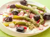 Recette Salade d'asperges vertes, betteraves et fêta