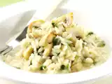 Recette Une recette de mon chéri sarde. risotto aux champignons et au poulet mamma mia!!!