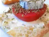 Recette Bruschetta tomate & chevre chaud