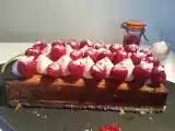 Recette Gâteau noisettes et framboises