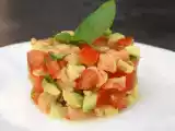 Recette Tartare de tomates, d'avocat et de saumon fumé