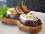 Recette Tartine au chèvre et au confit de figues