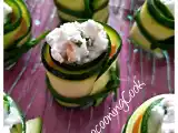 Recette Makis de courgettes chèvre/saumon