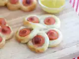 Recette Fleurs feuilletées aux knackis