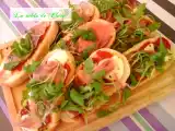 Recette Mini bruschetta au jambon de parme