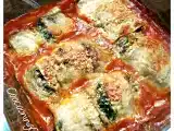 Recette Roulés d'aubergines aux épinards et mascarpone