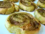 Recette Roulés feuilletés jambon & pesto