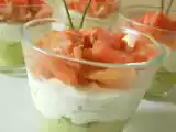 Recette Verrines avocat & saumon fumé