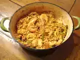 Recette Paella poulet et poisson