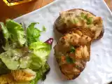 Recette Tartines poulet, champignons et bleu d'auvergne