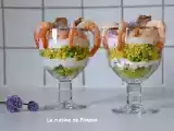 Recette Blé à la ricotta, chèvre et crevettes