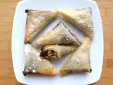 Recette Samoussa de crepe banane nutella