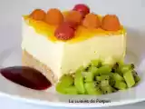 Recette Bavarois à la mangue garni de framboises