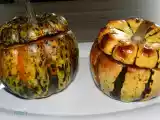 Recette Courges patidou fourrées aux pâtes grecques