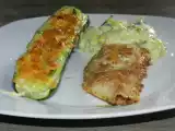 Recette Courgettes farcies aux blancs de poireaux crème