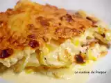 Recette Gratin de pommes de terre, potiron, bacon et lardons