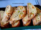 Recette Biscotti aux pistaches et pépites d'abricot