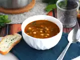 Recette Soupe de pois chiches aux épinards