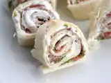Recette Wraps apéritifs au jambon cru et à la roquette