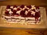 Recette Bûche au tiramisu à la framboise