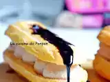Recette Éclair garni de mousse de foie gras au poivre de sichouan