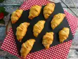 Recette Croissants feuilletés jambon / fromage frais