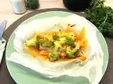 Recette Papillote de poulet, carotte et brocolis