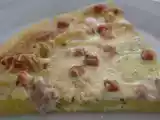 Recette Pizza gourmandine aux pommes de terre, jambon et parmesan