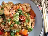 Recette Wok aux légumes et crevettes