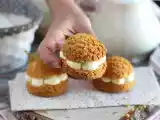 Recette Choux craquelin à la crème à la vanille
