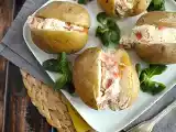 Recette Pommes de terre farcies au saumon fumé et fromage frais