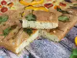 Recette Focaccia fleurie - focaccia art
