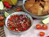 Recette Pico de gallo et ses tortilla chips maison