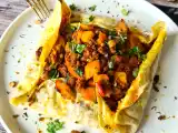Recette Galette potimarron, pois chiches et boulghour