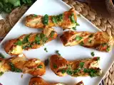Recette Torsades feuilletées au fromage et persillade: l'indispensable pour l'apéritif