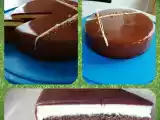 Recette Gâteau entremet aux 2 chocolats