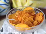 Recette Chips de patates douces au micro-ondes