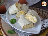 Recette Wrap moelleux et super protéiné aux œufs et à la feta