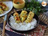 Recette Brochettes de poulet et leur sauce satay, un voyage en cuisine vers l'asie!