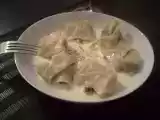 Recette Ravioli d'épinards à la crème d'ail
