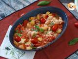 Recette Baked feta gnocchi au airfryer, le plat hyper rapide à préparer aux tomates cerise et feta!