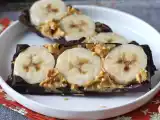 Recette Mini tablettes banane, beurre de cacahuète et chocolat, ultra gourmandes et sans sucres ajoutés