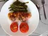 Recette Roulé d'escalope de poulet au tomates