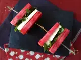Recette Sandwich pastèque feta roquette, la recette virale hyper fraîche pour l'été!